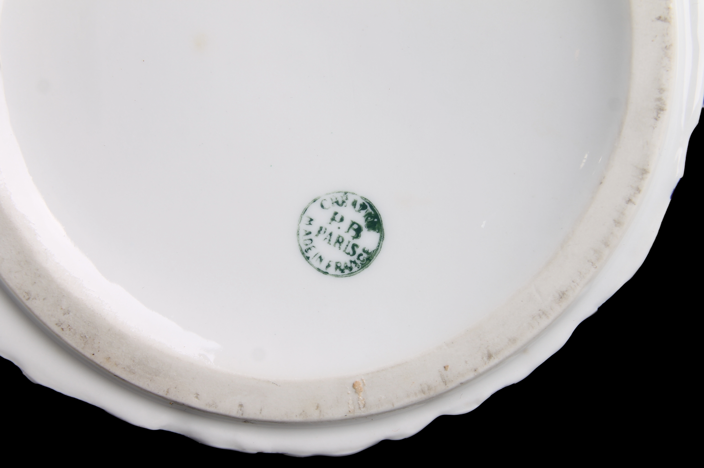 Cajita Alhajero Art Deco Porcelana Esmaltada