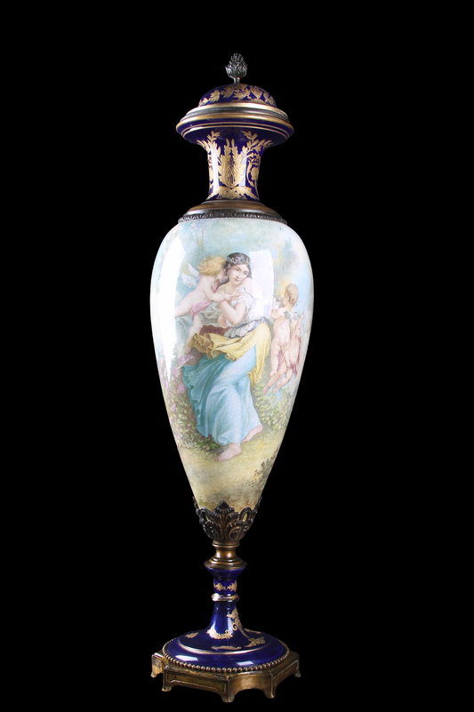 Gran Potiche en Porcelana de Sèvres