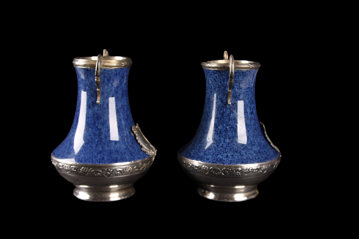 Par Floreritos Maisen Porcelana Sèvres
