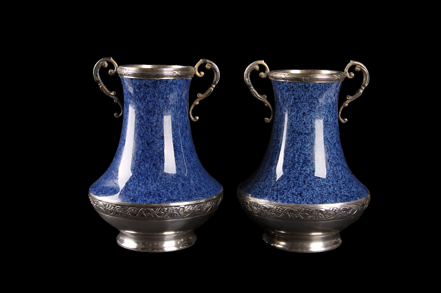 Par Floreritos Maisen Porcelana Sèvres