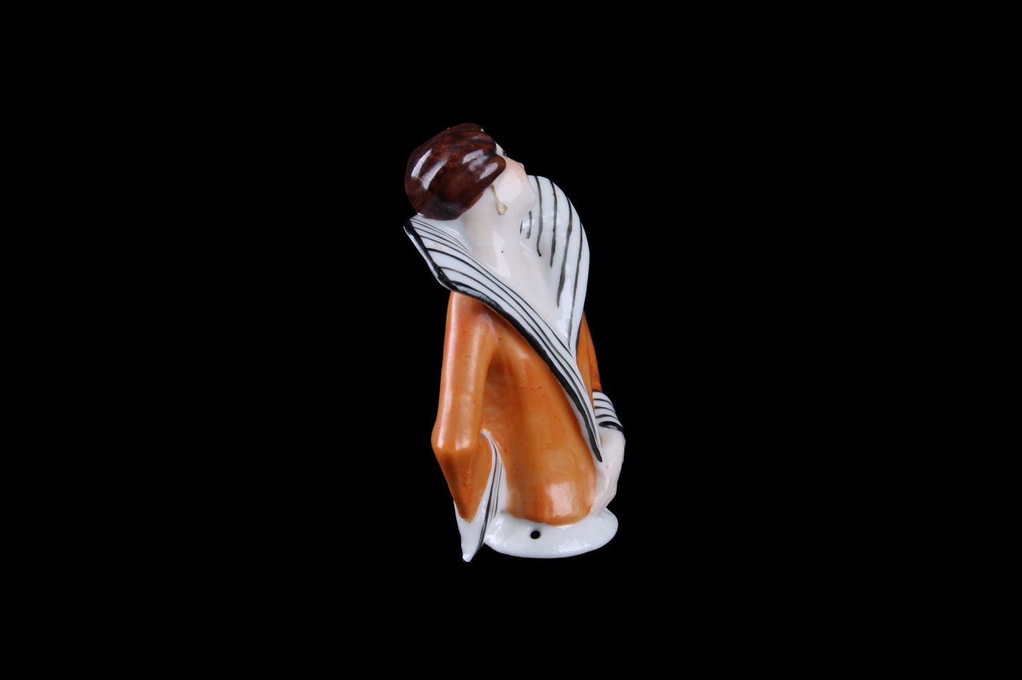 Figura Miniatura Porcelana Art Déco