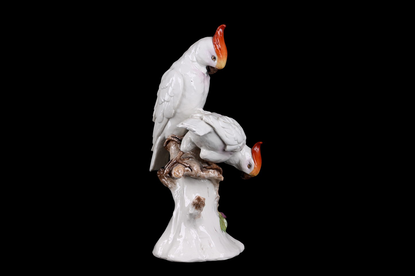 Cacatúa en Porcelana Alemana