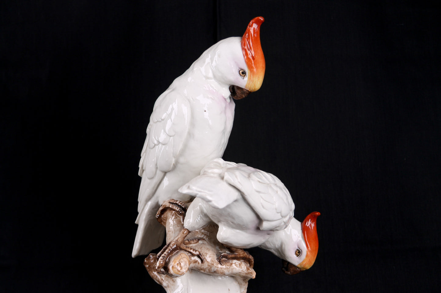 Cacatúa en Porcelana Alemana