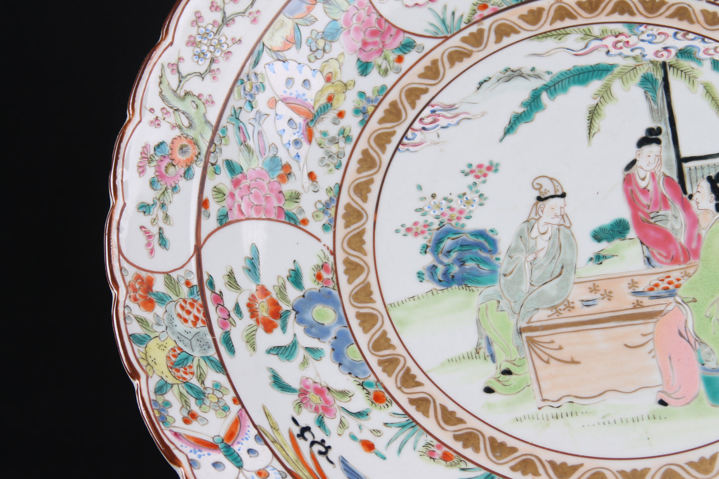 Plato Porcelana China Siglo XIX