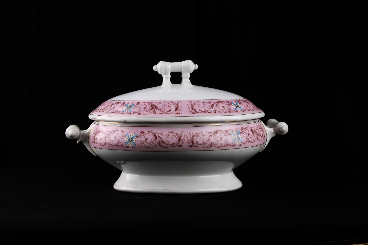 Sopera Rosa Porcelana Alemana