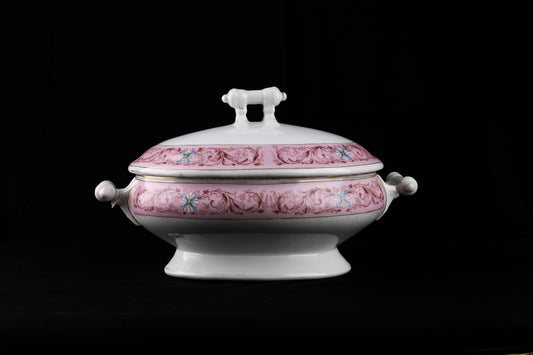 Sopera Rosa Porcelana Alemana