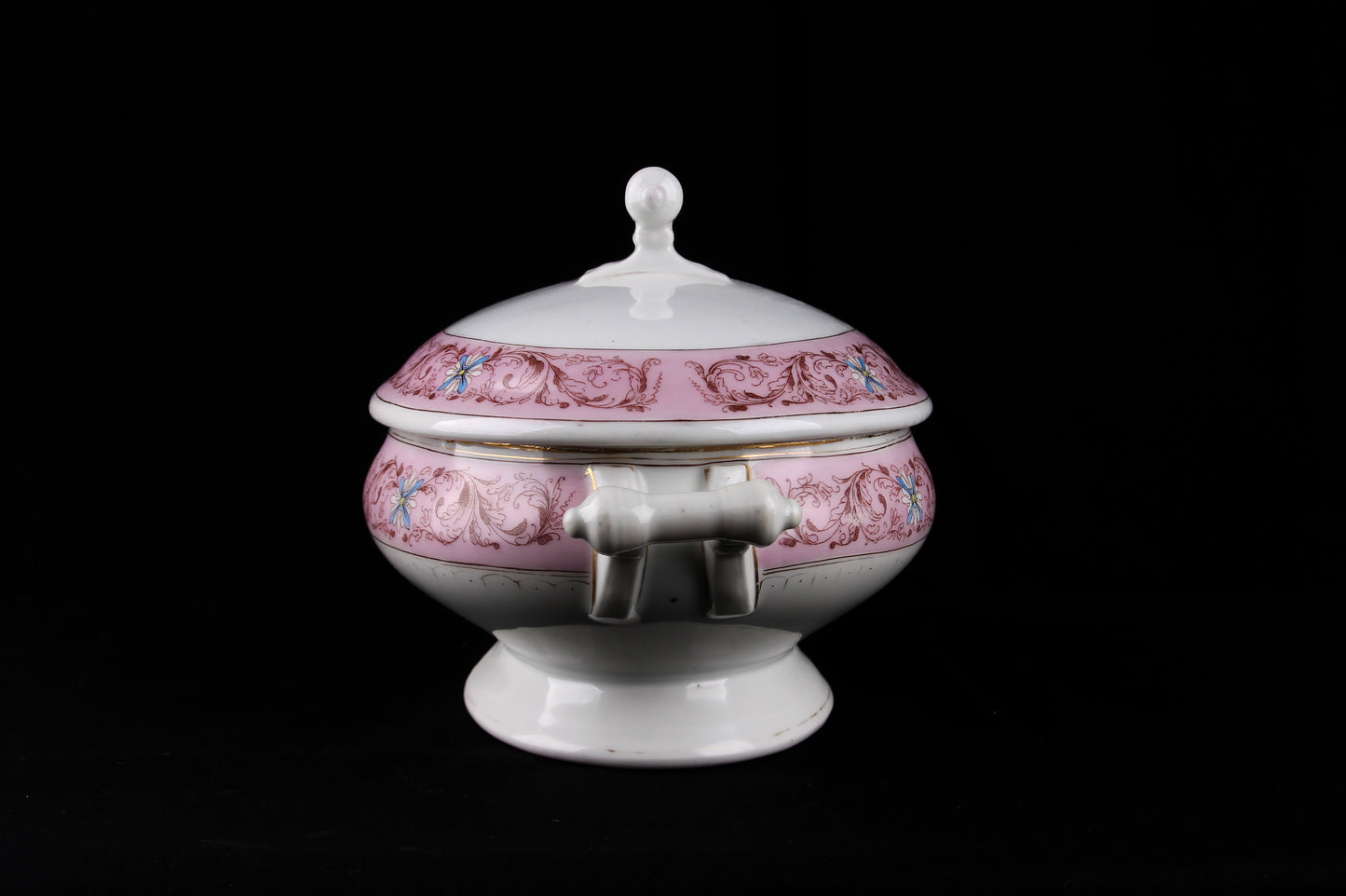 Sopera Rosa Porcelana Alemana