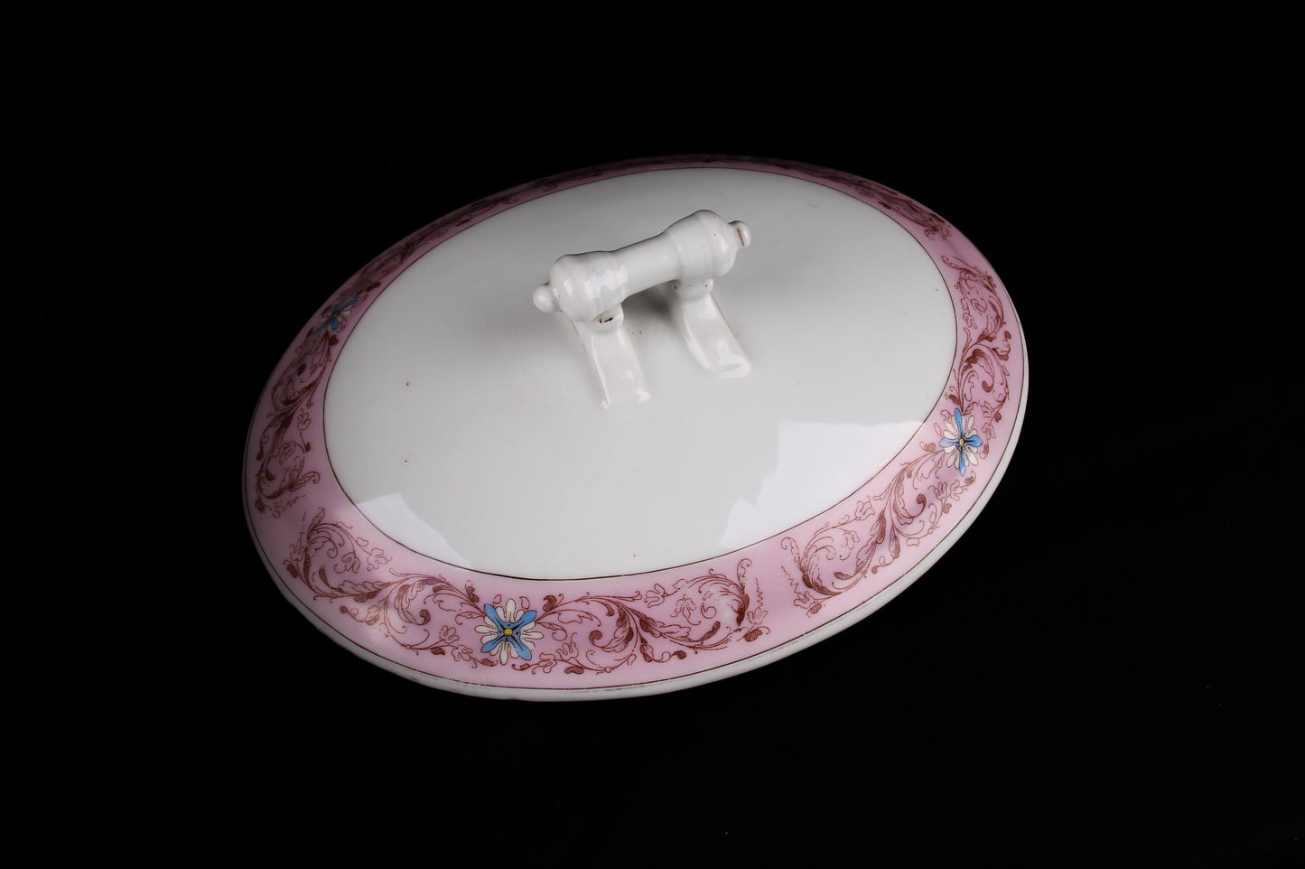 Sopera Rosa Porcelana Alemana