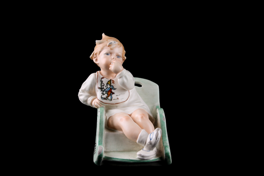 Bebé con Hamaca – Porcelana Italiana