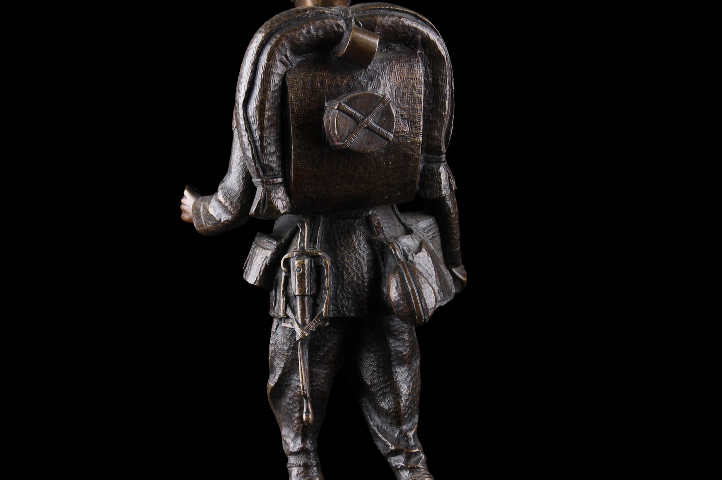 Figura de Soldado Alemán Bronce Macizo
