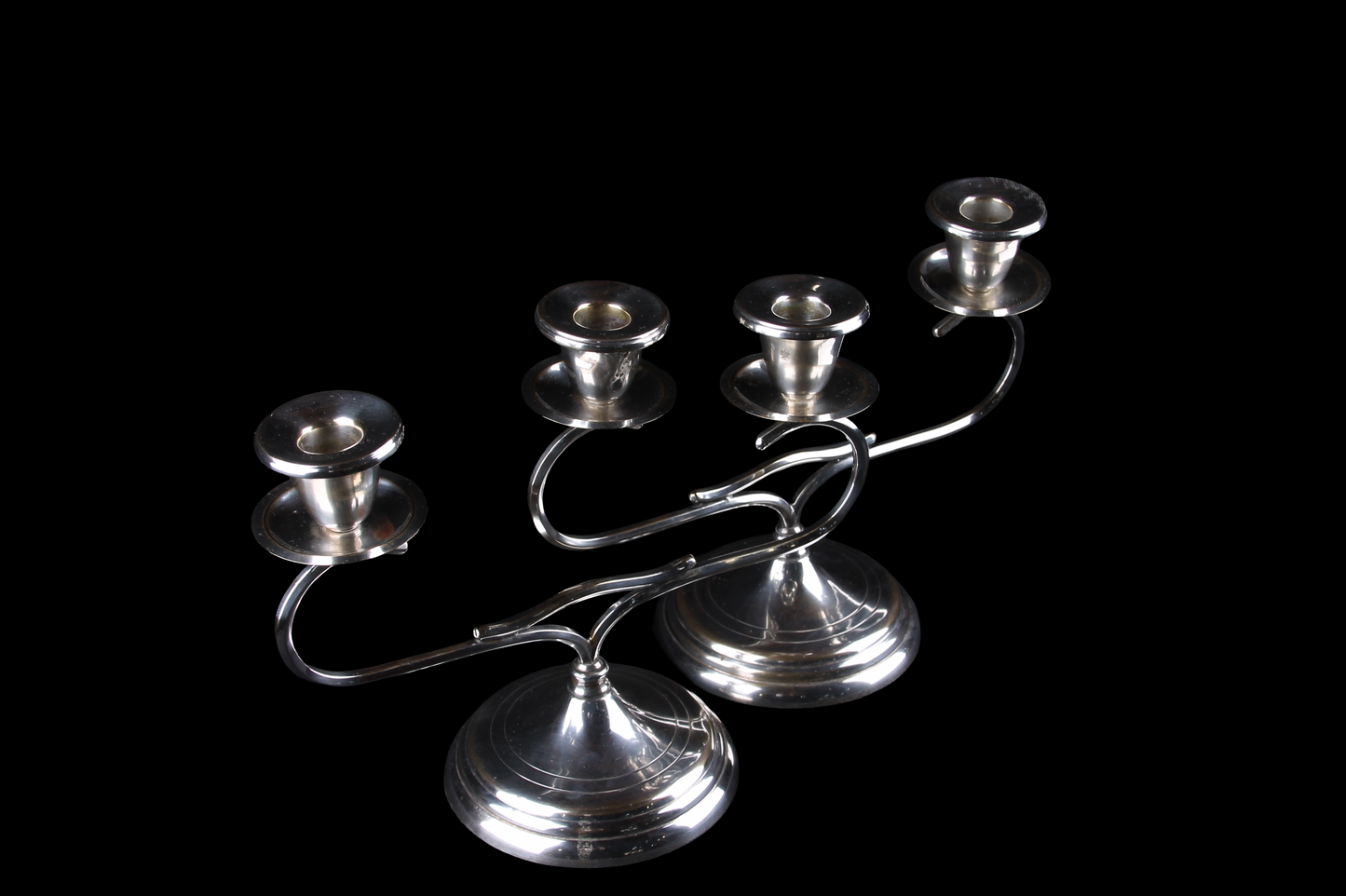 Par de Candelabros Ingleses