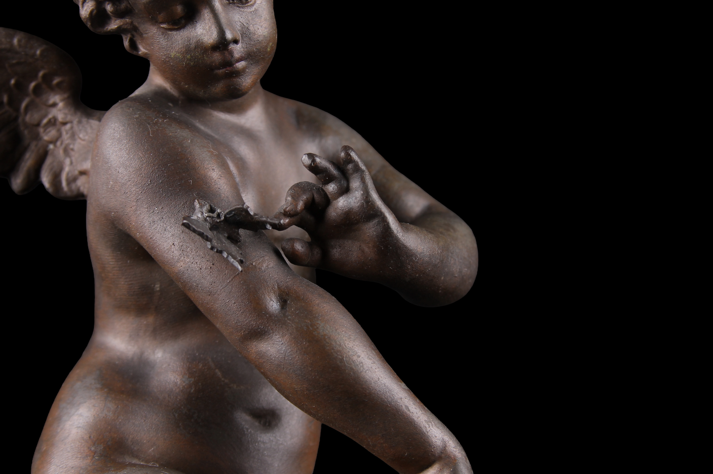 Figura Querubín Bronce