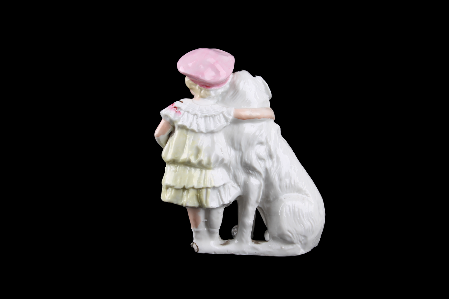 Figura “Niña Victoriana con Perro King Charles Spaniel”