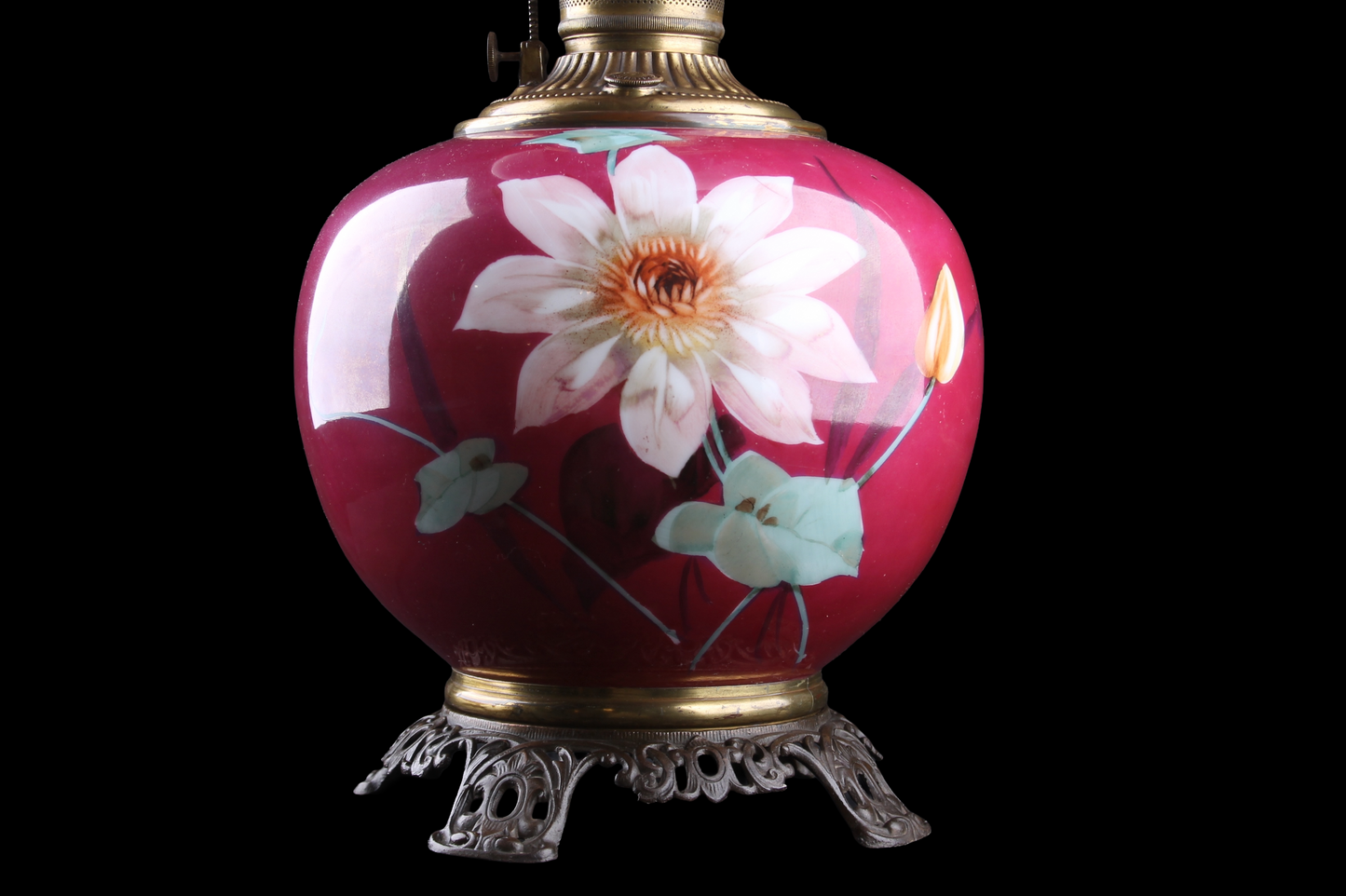 Lámpara de Aceite Flores de Loto