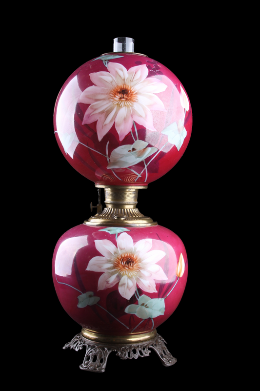 Lámpara de Aceite Flores de Loto