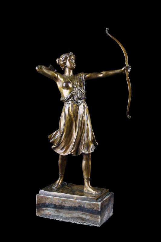 “Diana la Cazadora” – Escultura en Bronce, Francia